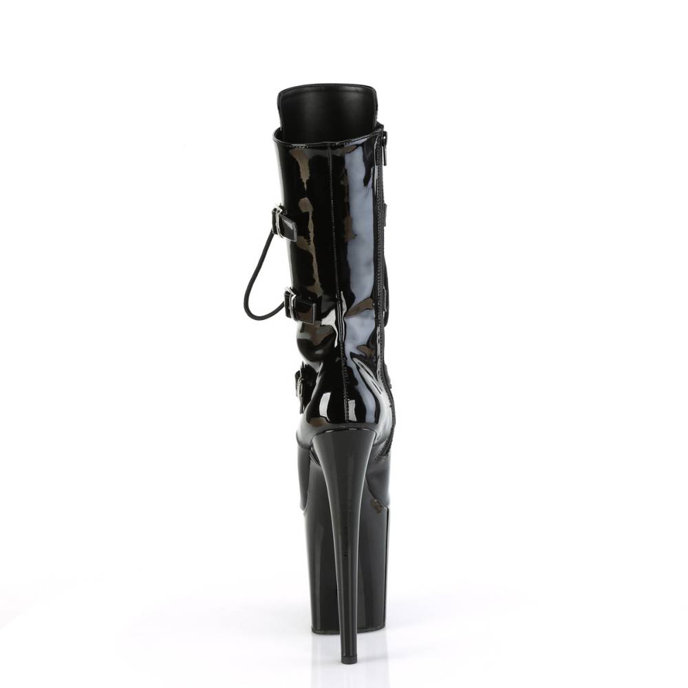 Pleaser - FLAMINGO1053 Bottes de plateforme, Pole dance chaussures - Noir Product image